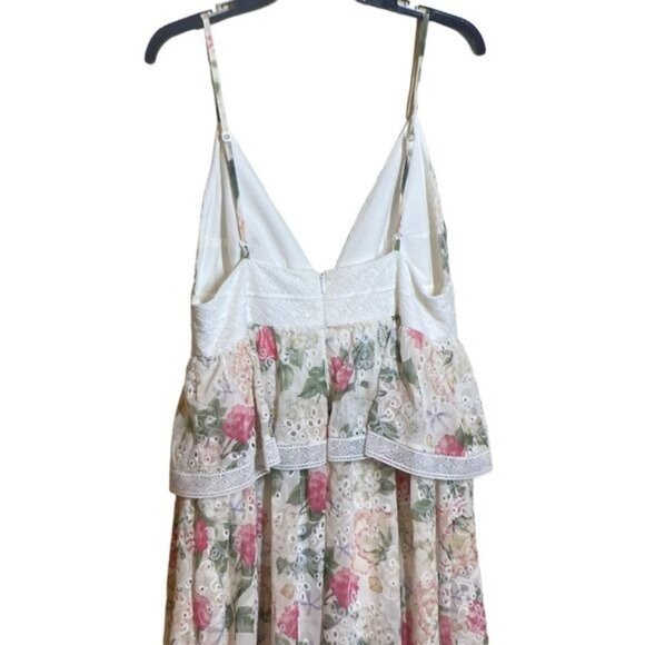 NWT Gianni Bini Midori Floral Print Chiffon Dress, size 12 - Picture 12 of 15